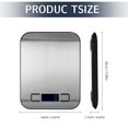 thumbnail image 3 of Clearance! beishanbush Smarty Food Scale Smartie Digital Food Scale Grams and Ounces Kitchen Scales for Food with 7 Units Tare Function & Lcd Display for Diet Cooking Meal Prep One Size Black, 3 of 9