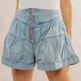 thumbnail image 2 of Seductiva Spring Women's Original Shorts Jeans Shorts Denim Washed Women Pants Ripped Hole Slim Short Women's Jeans, 2 of 5