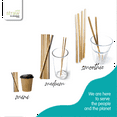 thumbnail image 2 of Wild Straws by ClickEat (Mini Size) 3500 Units, 100% Compostable and Biodegradable Straws, Ideal for Stirring and Drinking Coffee, Made with Rye Stalk, Kid Friendly and Gluten-Free, 2 of 6