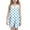 E042-Blue, variant on Girls Backless Sundress Fashionable Printed Pattern Sleeveless Round Neck Halter Dress with Pockets Kids Casual Everyday Dress