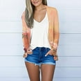 thumbnail image 3 of JTZGDY Lightweight Cardigans for Women Fall Long Sleeve Open Front Cardigan Tops Loose Fit Casual Floral Printed Outwear Shirts with Pockets Multicolor#02 S, 3 of 7