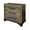 Gray, variant on HomeRoots 37" Brown Solid Wood Three Drawer Chest