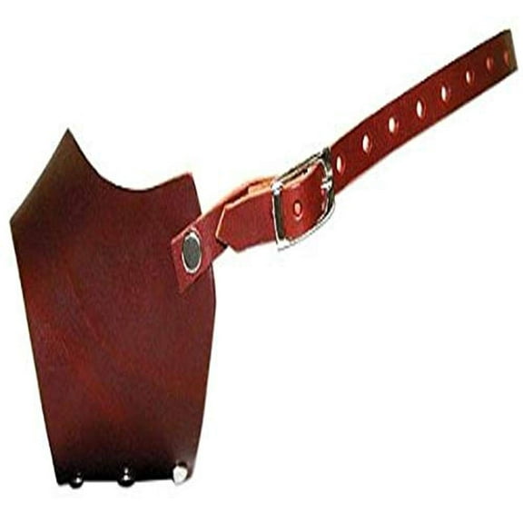 OmniPet 10.75" Leather Muzzle, Burgundy, Large