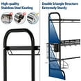 thumbnail image 6 of Dish Drying Rack - Stainless Steel Over The Sink Dish Drying Rack (Expandable Length), 2 Tier Large Dish Rack with Utensil Holder, 32.3" - 33.9"(L) x 11.4"(W) x 32.3"(H) Black, 6 of 7