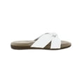 thumbnail image 3 of Cliffs by White Mountain Womens FAVORITE Faux Leather Slide Sandals, 3 of 3