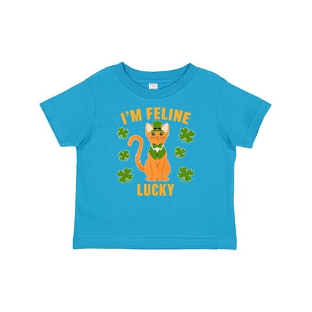 

Inktastic St. Patrick s Day I m Feline Lucky Boys or Girls Baby T-Shirt