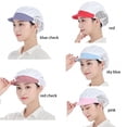 thumbnail image 3 of Chic Dustproof Cooker Work Wear Work Hat Cook Headwear Kitchen Visors Chef Cap SKY BLUE, 3 of 8