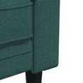 thumbnail image 5 of vidaXL Chesterfield Sofa 3-Seater Dark Green Fabric, 5 of 5