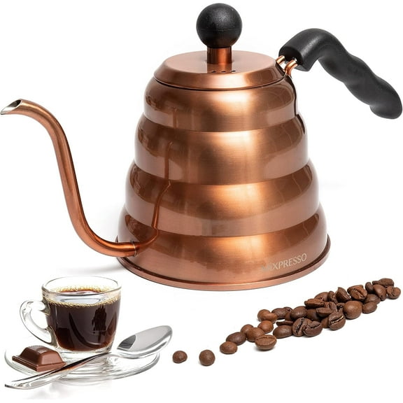 Mixpresso Gooseneck Pour Over Coffee Kettle 40oz Induction Stovetop Kettle