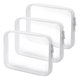 thumbnail image 1 of Neceser de Aseo Transparente 3 Pcs, Bolsa de Cosméticos Impermeable, Organizador Bolsas de Viaje Portátil de Plástico Duro para Viajes, Baño y Organización, 1 of 4