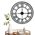 thumbnail image 1 of Reloj de Pared Grande Decorativo Vintage Elegante de Acero Inoxidable Roma Gaon, 1 of 8