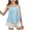 Light Blue, variant on Mgmyaa Girls Summer Casual Spaghetti Straps Tank Top Crew Neck Cute Strechy Sleeveless Trendy Tee Shirt Blouses 5-15 Years