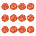 thumbnail image 1 of Uxcell 12-Pack Bolas de Ratan Tejidas 40mm/1.6 Pulgadas Bolas Decorativas de Ratan para Navidad Bodas Acción de Gracias Naranja, 1 of 1