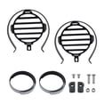 thumbnail image 1 of Miulika 2 Pcs Couvre-Pharpes de Moto Haute Performance Pièces de Rechange Portables Faciles à Installer Accessoires Professionnels, Remplacement Noir, 1 of 9