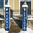 thumbnail image 4 of Christmas Religious Decoration Holy Nativity Christmas Banner Decor Christmas Porch Sign, Merry Christmas Jesus Door Banner Xmas Hanging Decorations for the Home Outdoor Indoor Wall Front Door, Blue, 4 of 6