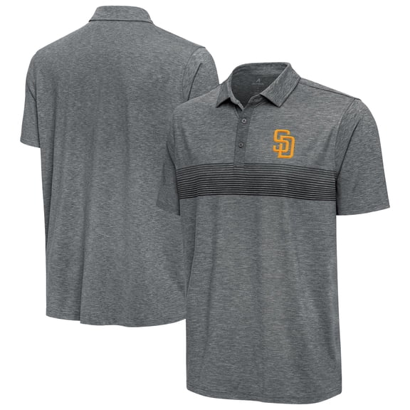 Men's Antigua Pewter San Diego Padres Dashing Polo