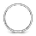 thumbnail image 2 of 14k Solid White Gold 11mm Half Round Band Size 4 Ring for Women and Men - 8.9 Grams, 2 of 2