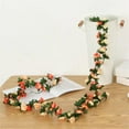 thumbnail image 5 of Artificial Rose Garland,Hanging Vine Garland, Wedding Arch Garland, Wall Party Decor Garland, Faux Floral Arrangement, Decorative Flower Vine, Greenery Leaf Garland, 5 of 6