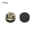 thumbnail image 3 of Uxcell 11mm Glue on Laminated Super Soft Pool Billiard Stick Cue Tips, Black 2 Pack, 3 of 5