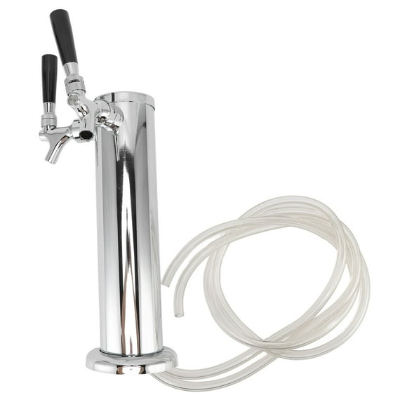 Draft Beer Faucet,Draft Beer Kegerator Tower Dual Beer Tower Dispenser Draft Beer Dispenser Highly Recommended