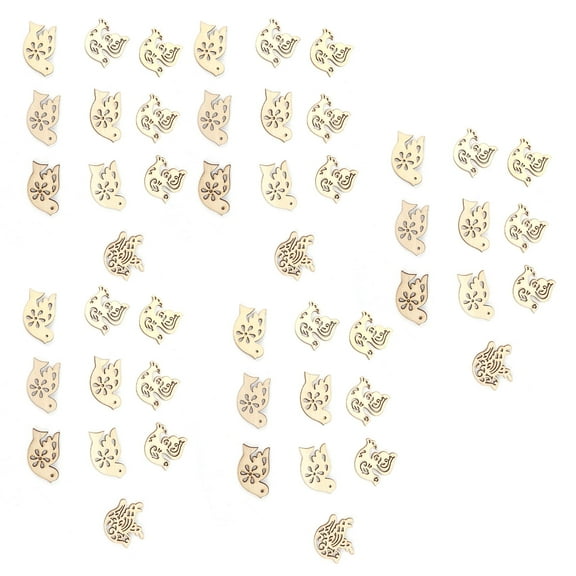 Wood Birds, Strong  Wood Birds Slices For  Crafts For Home Decorations