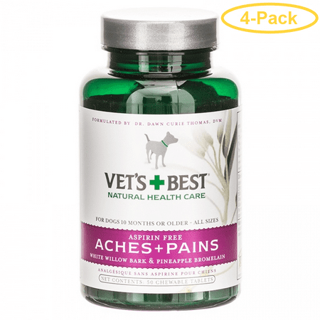 Vets Best Aches & Pains Relief for Dogs 50 Tablets - Pack of