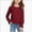 C33-Red, variant on 14-16 Years Long Sleeve Shirts For Girls Casual Basic Top For Girls Smocked Cuffs Girls Sweatshirts Back To School Outfits For Teen Girls Girl Tops Size 14-16