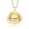 thumbnail image 3 of Collier Médaillon Extensible avec Pendentif Aile d'Ange en Argent, Cadeaux Commémoratifs, 3 of 5