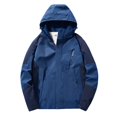 thumbnail image 3 of Breezora Veste Imperméable Résistante au Vent pour Femmes Imperméable Décontractée XXXXXL Taille Bleue, 3 of 9