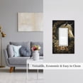 thumbnail image 2 of Zufioo Palatial Gold Pattern Horse Print Switch Wall Plate, Dustproof and Heat-resistant Decorative Wall Switch Cover, Suitable for Residential and Commercial Areas-Mid-size, 2 of 8