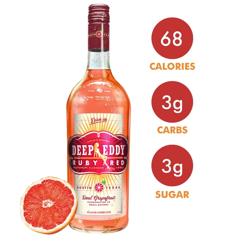 Deep Eddy Vodka Limited Edition Red Plaid 8 oz Thermos