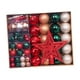 thumbnail image 3 of Adornos de bolas de Navidad Decoraciones para árboles de Navidad Adornos para árboles para festivales Rojo verde marrón, 3 of 9