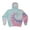 Unicorn, variant on Colortone Tie Dye Cloud Fleece Hoodie for Women and Men, Glacier, X-Large