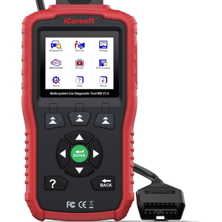 OBD2 Scanner AUTO Diagnostic Tool for Benz/Sprinter/Smart, Full System ABS/SRS/Transmission/Check Engine Car Code Reader, MIL/SAS/Oil Reset/Battery Test/Live Data