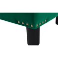 thumbnail image 3 of Jules Square Accent Footstool Ottoman Ultramarine Green, 3 of 7