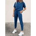 thumbnail image 2 of Conjunto Deportivo PRETTYGARDEN 2025 Mujer Dos Piezas Azul Oscuro XXL, 2 of 5