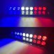 thumbnail image 5 of Barra de luces LED de advertencia, cuentas de luz superbrillantes de 12 V y 9 W con ventosa para parabrisas interiores delanteros y traseros (rojo, blanco y azul), 5 of 5