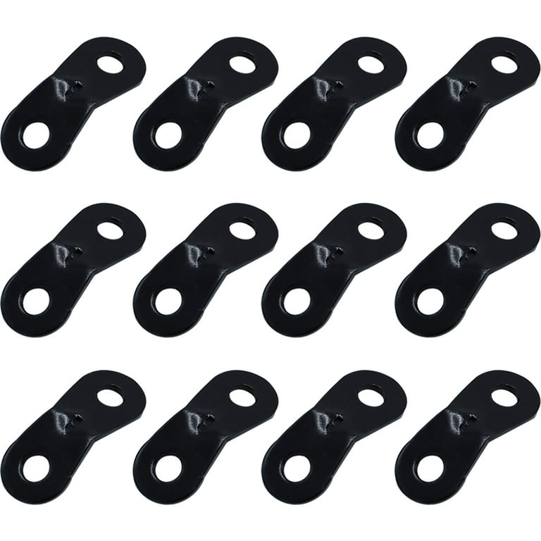 Guyline Tensioner Aluminum Alloy Guy Line Cord Adjusters Tent Rope  Tensioners Paracord Tensioner for Outdoor Tent Camping Hiking Accessories  (12 Pieces)，black,black,F42689 