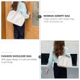 thumbnail image 3 of EeaseMX Elegantes bolsos tipo bandolera de piel sintética de color liso para mujer, 3 of 7