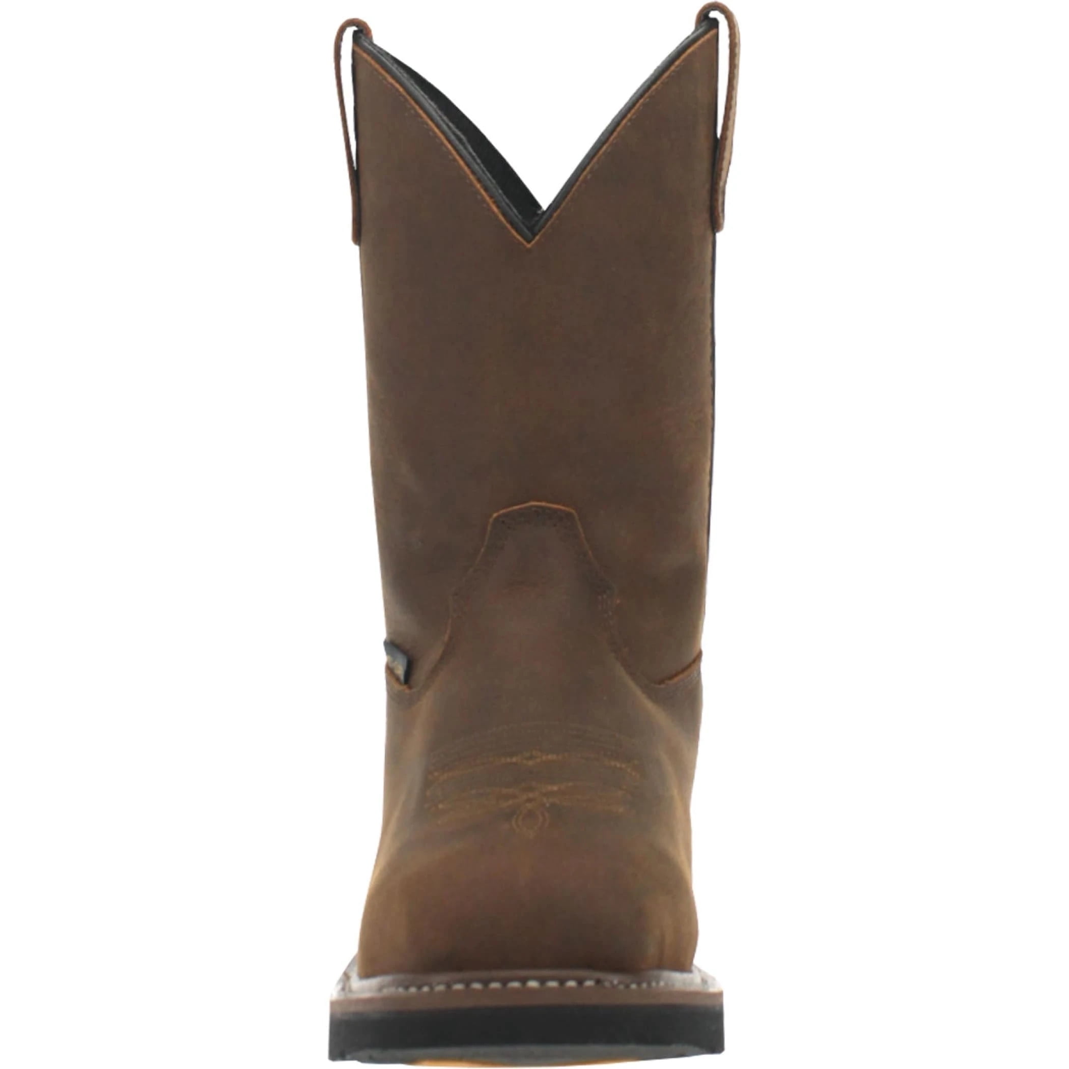 DAN POST Leather Work Moccasin Toe Shoes Men 10 M Oxford Brown Slip-On DP67611 DAN POST Leather Work Moccasin Toe Shoes Men 7 M Oxford  main image 2