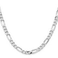 thumbnail image 2 of Primal Silver Sterling Silver Rhodium-plated 6.5mm Figaro Chain, 2 of 4