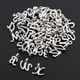 thumbnail image 5 of 52 Uds. de abalorios de letras del alfabeto a granel para manualidades, colgantes, pulsera, collar, pendientes, llavero, accesorios para hacer joyería, 5 of 8