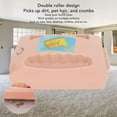 thumbnail image 3 of ZOUSSIQI Carpet Sofa Sweeper, Double Roller Remove Debris Table Sweeper Cleansing Brush for Desktop Bed Carpet CA919-50717, 3 of 9
