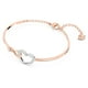 thumbnail image 2 of Brazalete Swarovski Hyperbola para mujer en tono oro rosa, 2 of 5