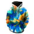 thumbnail image 4 of Sudaderas con capucha de primavera y otoño para hombre y mujer, suéter de manga larga con estampado 3D de salpicaduras de polvo, tie dye, para niño y niña, 4 of 4