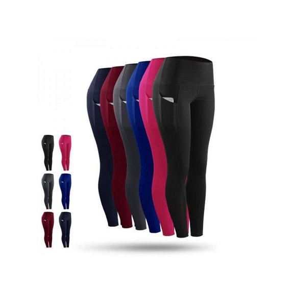 Project Retro AA Thick High Waist Yoga Pants with Pockets, Tummy Control Workout Running Yoga Leggings for Women