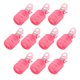 thumbnail image 2 of 10 protectores duraderos para anzuelos de calamar, protectores para pinchazos con dedos, clip para señuelos Rojo L, 2 of 9