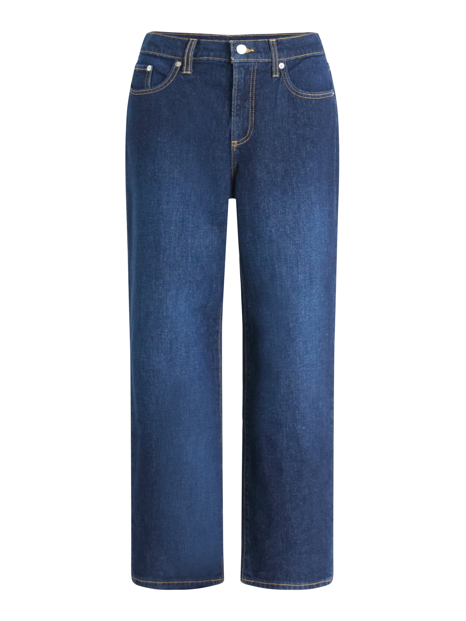 Free Assembly Women's Midrise Relaxed Ankle Jeans, 27.5" Inseam Sizes 0-18