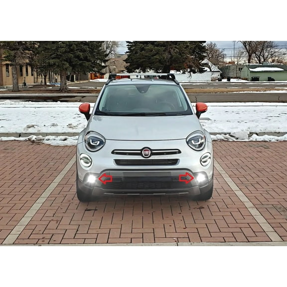 BlingLights Brand Halo Fog Lights compatible with 2016-2023 Fiat 500X
