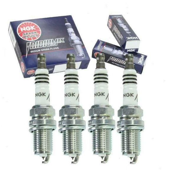 4 pc NGK Iridium IX Spark Plugs compatible with Subaru Outback 2.5L H4 2000-2009